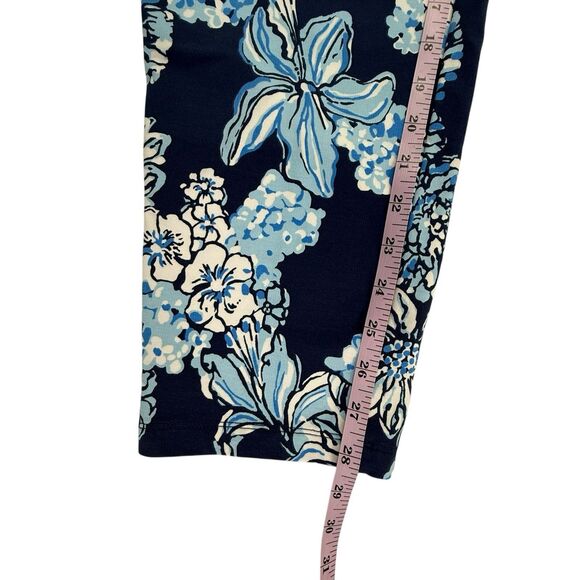 Lilly Pulitzer Blue Floral Track Pants - Picture 14 of 14